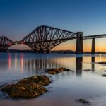 Sunrise at the Forth Rail Bridge Scotland