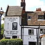 Ye Olde Trip to Jerusalem Inn reputed to be the oldest drinking establishment in England, Nottingham