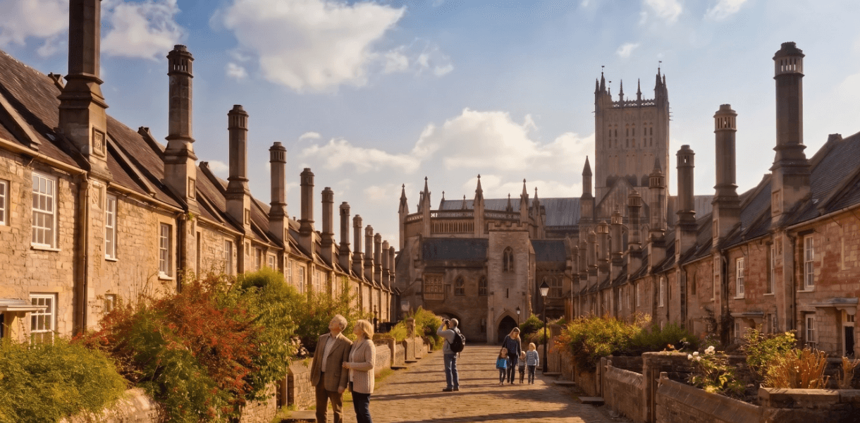 Wells, a compact UK city ideal for an easy weekend break